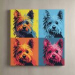 Pop Art Dog - Yorkshire Terrier Canvas Art