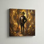 Surreal Animal Frog Canvas Art