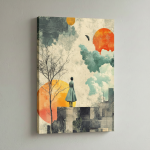 Whimsy Harmonic Canvas Art #7