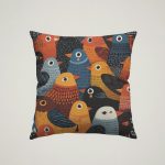 Quirky Birds Cushion #2