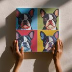 Pop Art Dog - Boston Terrier Canvas Art - Image 3