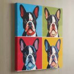 Pop Art Dog - Boston Terrier Canvas Art - Image 2