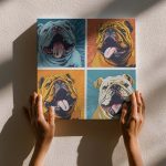 Pop Art Dog - English Bulldog Canvas Art - Image 3