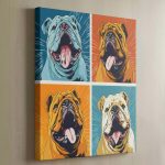 Pop Art Dog - English Bulldog Canvas Art - Image 2