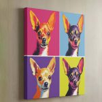 Pop Art Dog - Chihuahua Canvas Art - Image 2