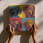 Pop Art Dog - Dachshund Canvas Art - Image 3